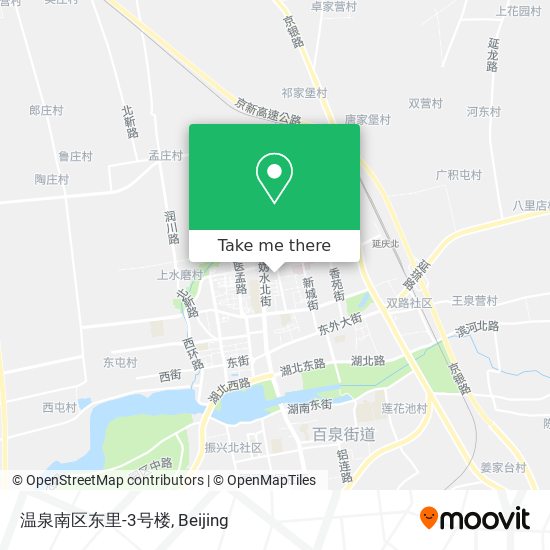 温泉南区东里-3号楼 map