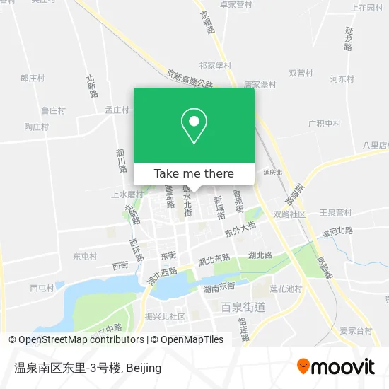 温泉南区东里-3号楼 map