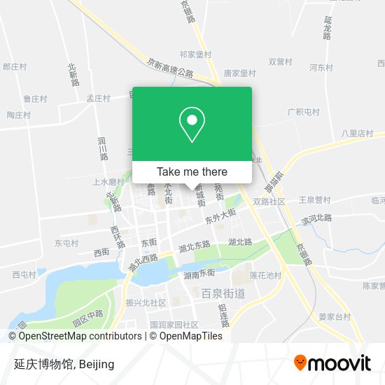 延庆博物馆 map