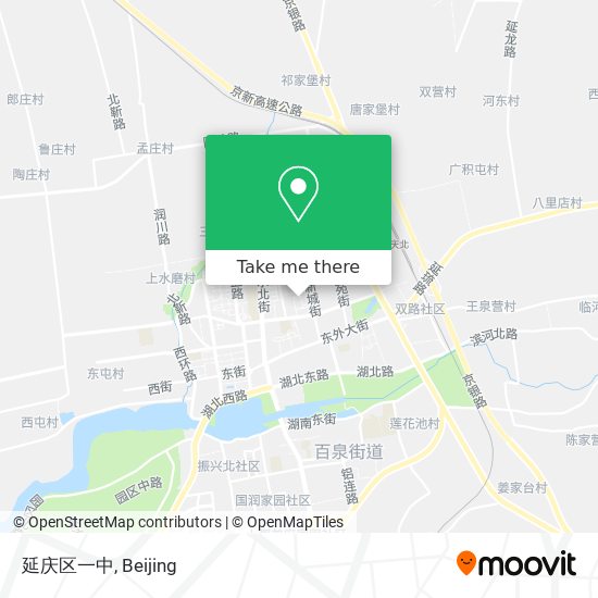 延庆区一中 map