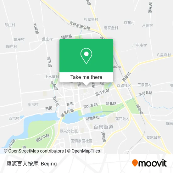 康源盲人按摩 map