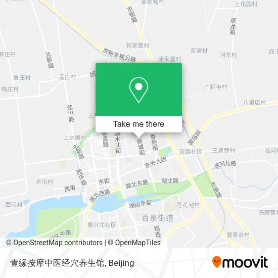 壹缘按摩中医经穴养生馆 map