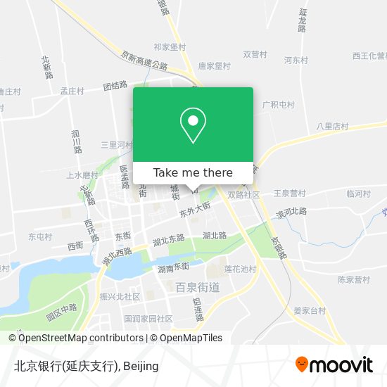 北京银行(延庆支行) map
