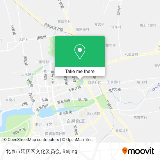 北京市延庆区文化委员会 map