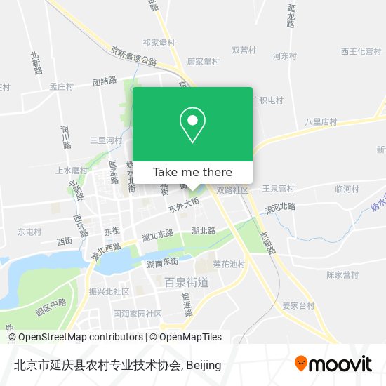 北京市延庆县农村专业技术协会 map