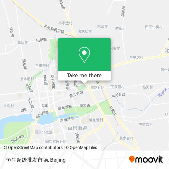 恒生超级批发市场 map