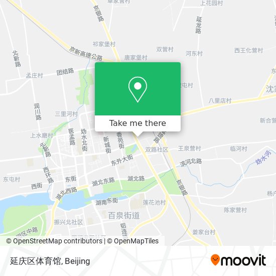 延庆区体育馆 map