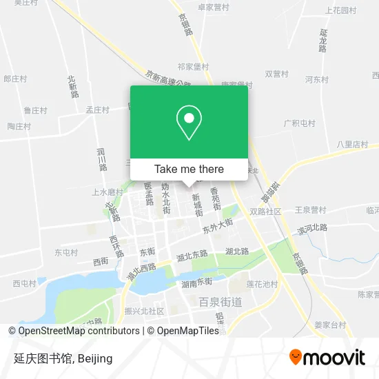 延庆图书馆 map