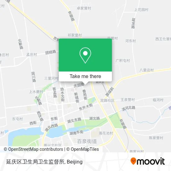 延庆区卫生局卫生监督所 map