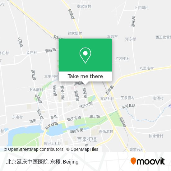 北京延庆中医医院-东楼 map