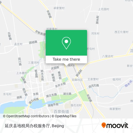 延庆县地税局办税服务厅 map