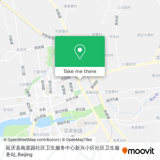 延庆县南菜园社区卫生服务中心新兴小区社区卫生服务站 map