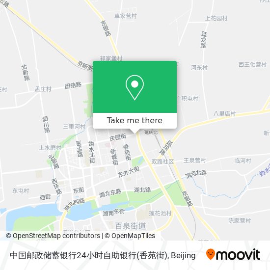 中国邮政储蓄银行24小时自助银行(香苑街) map