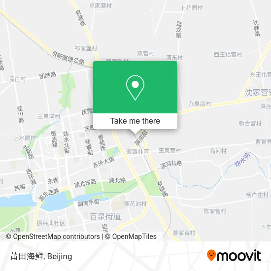 莆田海鲜 map