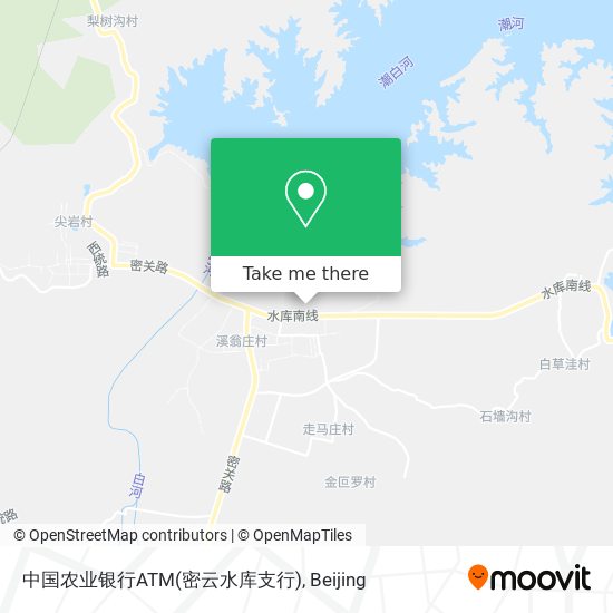 中国农业银行ATM(密云水库支行) map