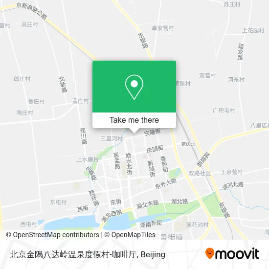 北京金隅八达岭温泉度假村-咖啡厅 map