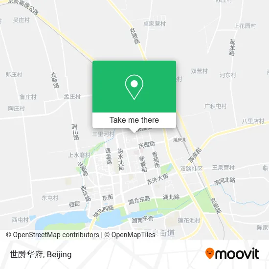 世爵华府 map