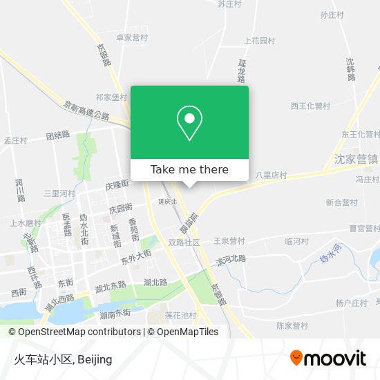 火车站小区 map