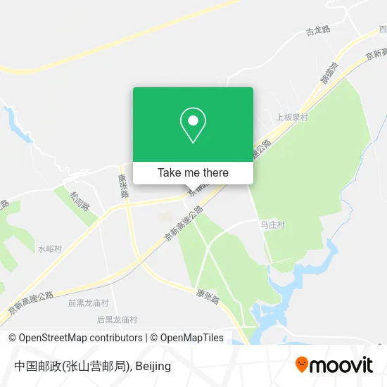 中国邮政(张山营邮局) map