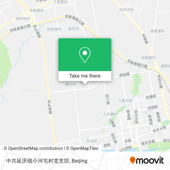 中共延庆镇小河屯村党支部 map