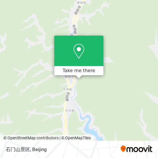 石门山景区 map