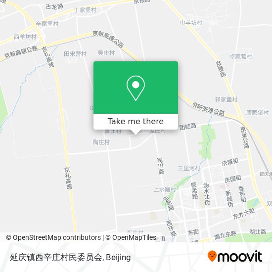 延庆镇西辛庄村民委员会 map