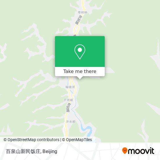 百泉山新民饭庄 map
