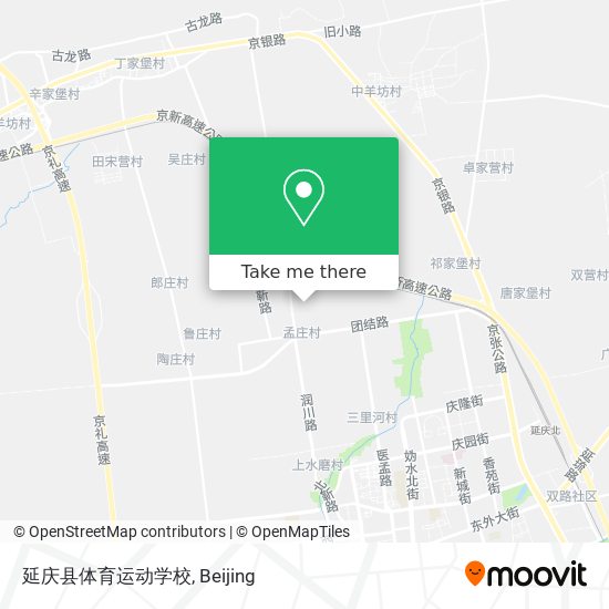 延庆县体育运动学校 map