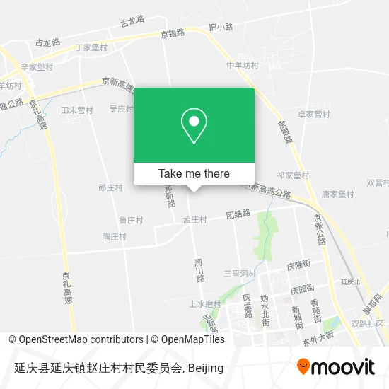 延庆县延庆镇赵庄村村民委员会 map