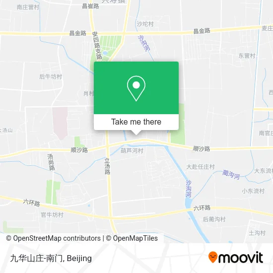 九华山庄-南门 map