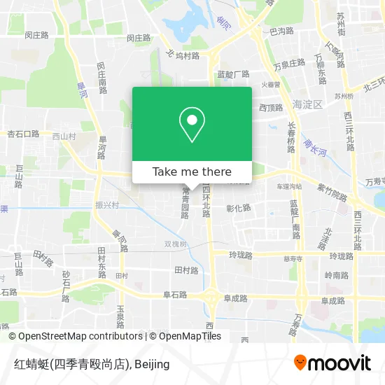 红蜻蜓(四季青殴尚店) map