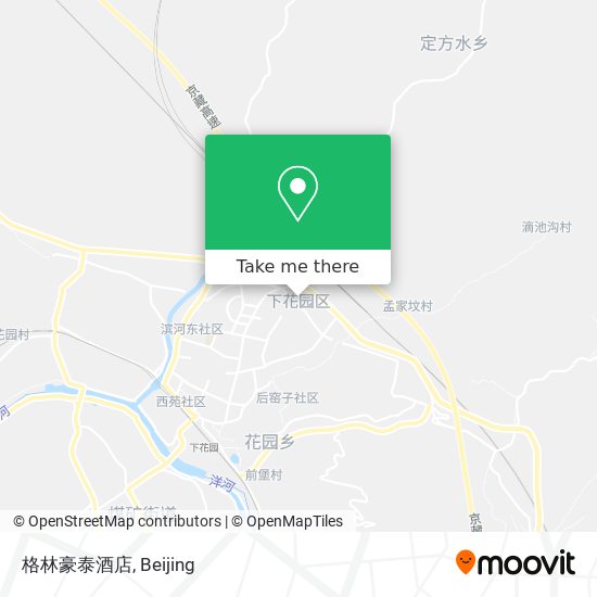 格林豪泰酒店 map