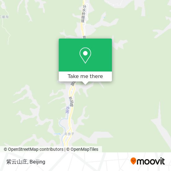 紫云山庄 map