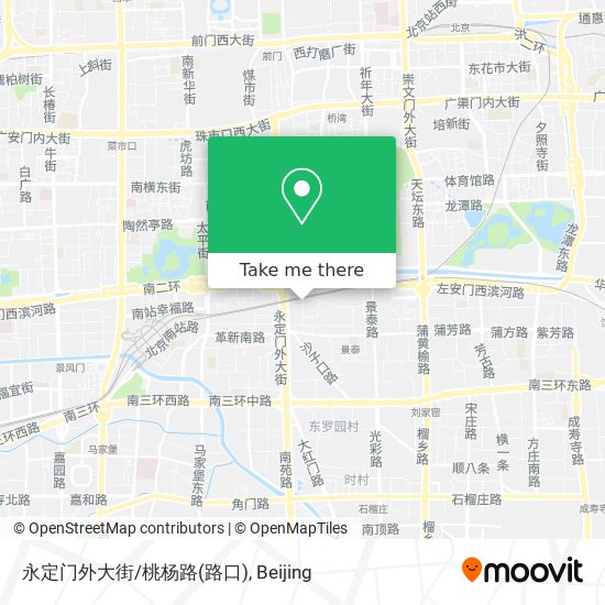 永定门外大街/桃杨路(路口) map