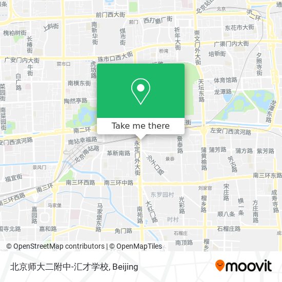 北京师大二附中-汇才学校 map