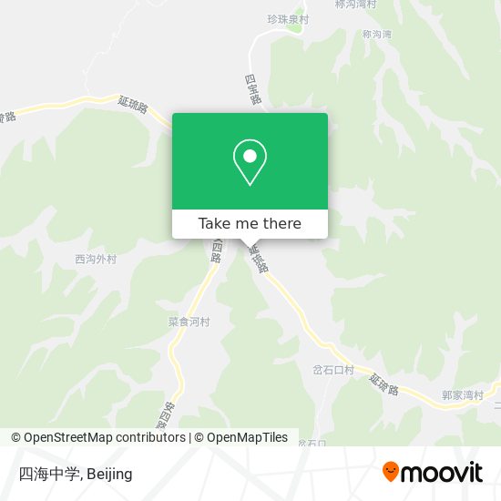 四海中学 map