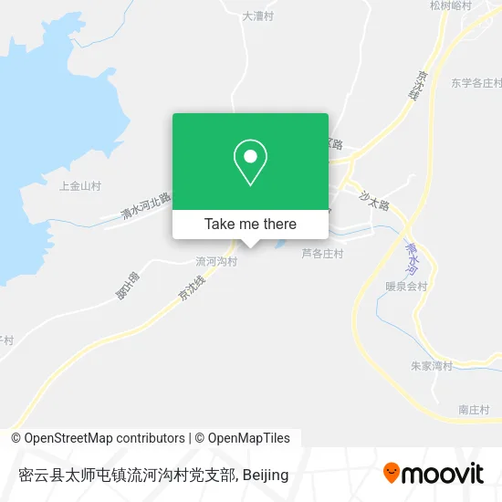 密云县太师屯镇流河沟村党支部 map