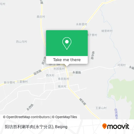 阳坊胜利涮羊肉(永宁分店) map