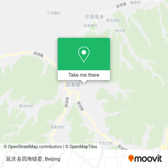 延庆县四海镇委 map