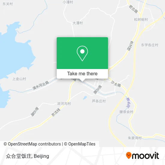 众合堂饭庄 map