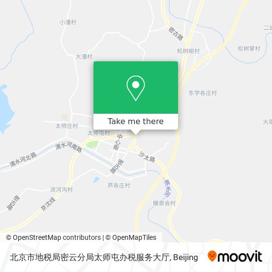 北京市地税局密云分局太师屯办税服务大厅 map