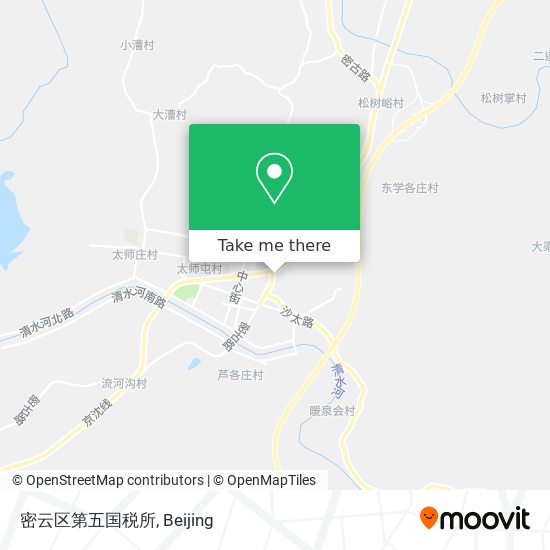 密云区第五国税所 map