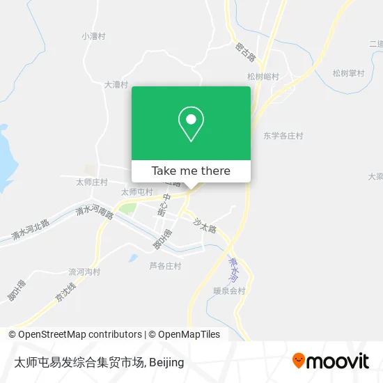 太师屯易发综合集贸市场 map