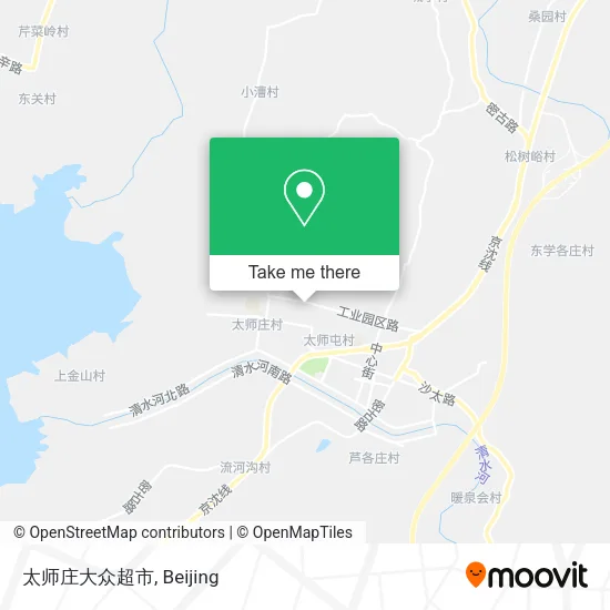 太师庄大众超市 map