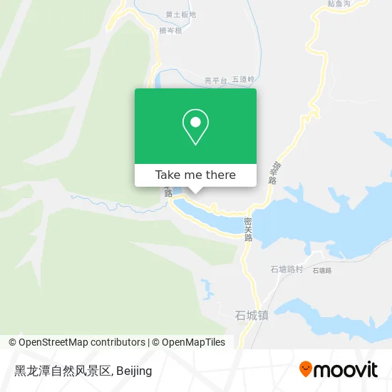 黑龙潭自然风景区 map