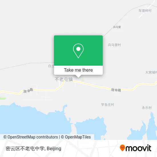 密云区不老屯中学 map