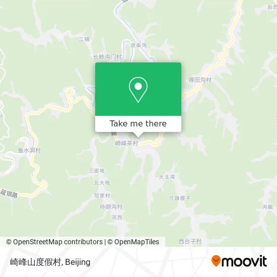 崎峰山度假村 map