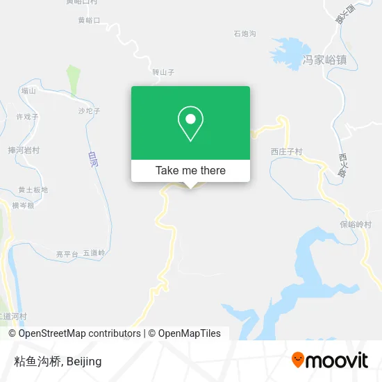 粘鱼沟桥 map