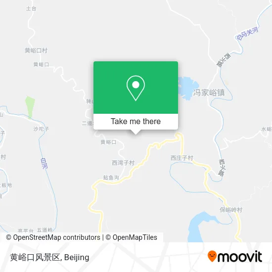 黄峪口风景区 map