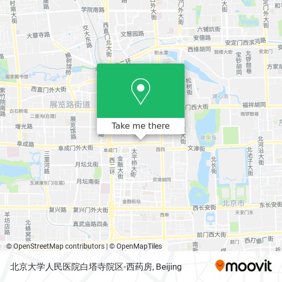 北京大学人民医院白塔寺院区-西药房 map